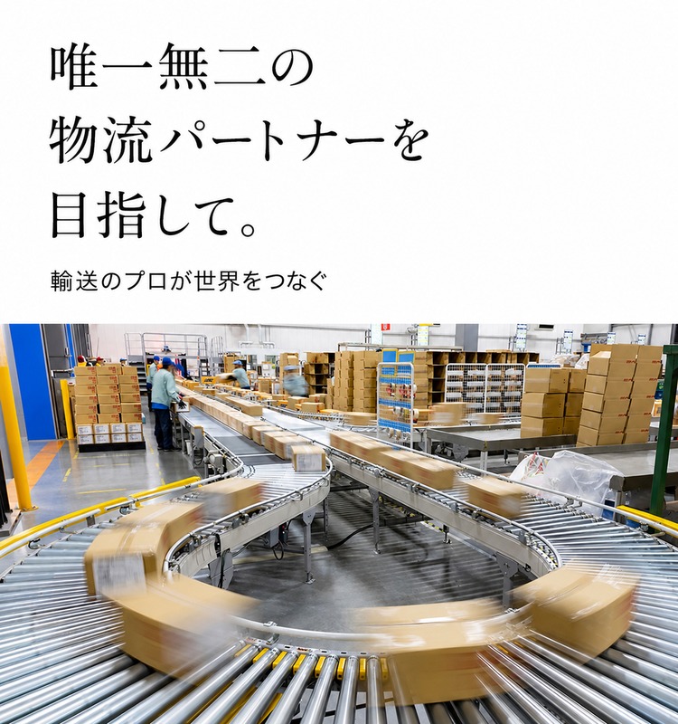 唯一無二の物流パートナーをめざして。輸送のプロが世界をつなぐ